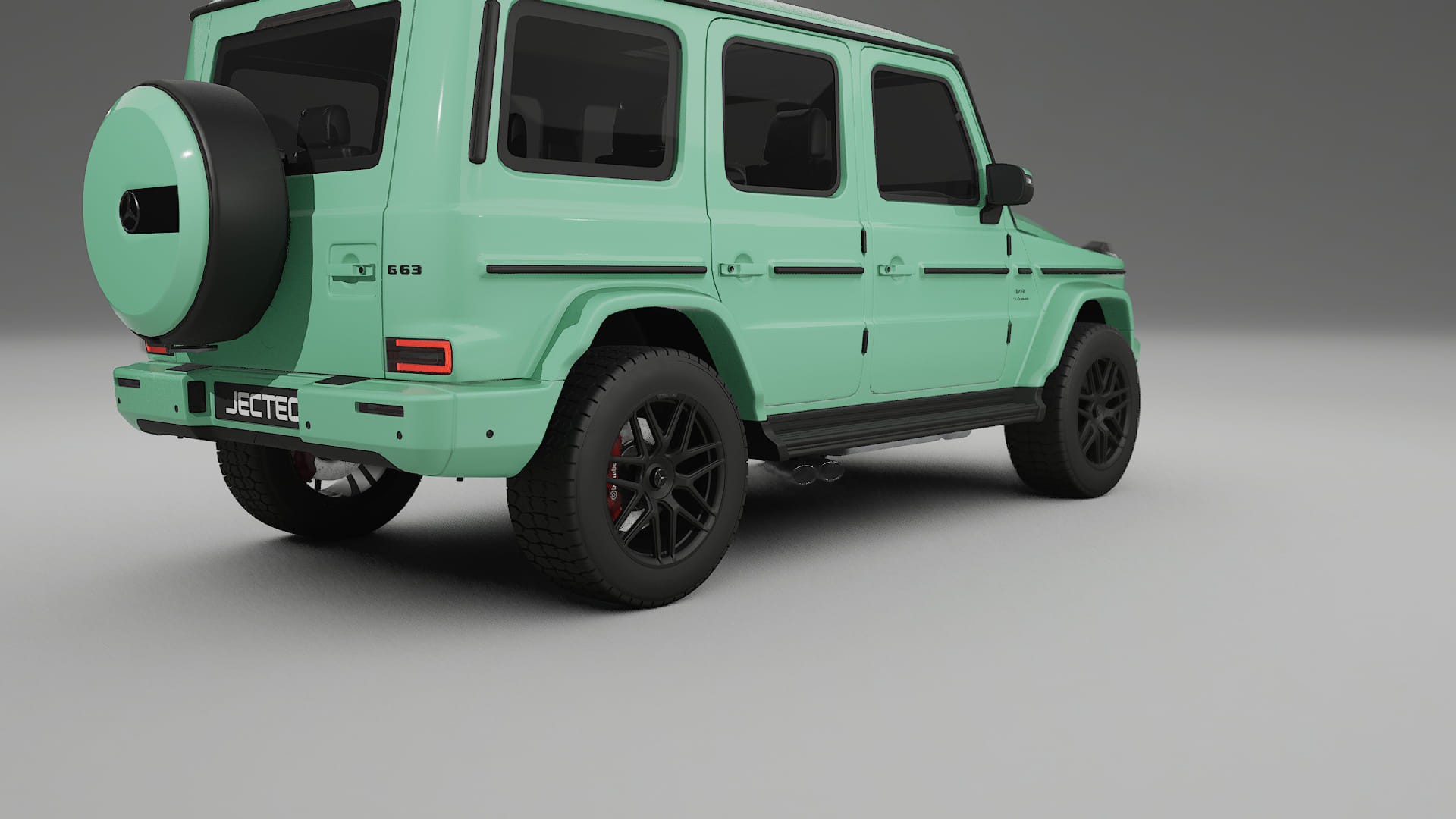 Mercedes G63 AMG W463A TPU Lakbeschermingsfolie | DUSTY Kleurveranderende PPF – Volledig Voorgesneden Kit