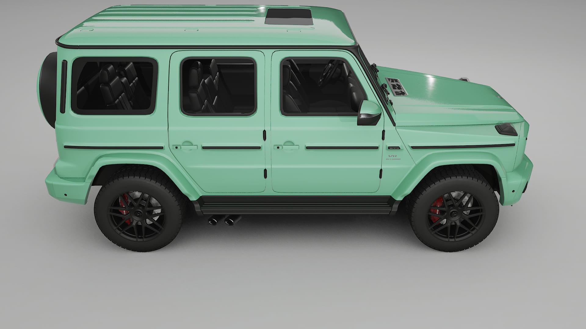 Mercedes G63 AMG W463A TPU Lakbeschermingsfolie | DUSTY Kleurveranderende PPF – Volledig Voorgesneden Kit