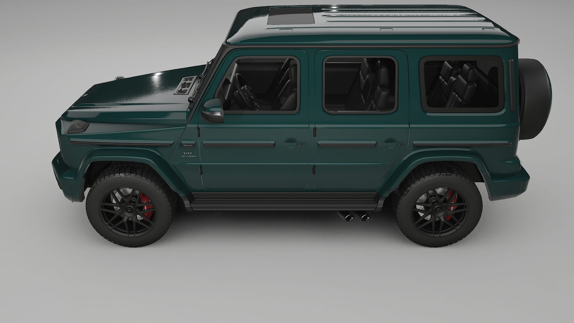Mercedes G63 AMG W463A TPU Lakbeschermingsfolie | INFERNO Kleurveranderende PPF – Volledig Voorgesneden Kit