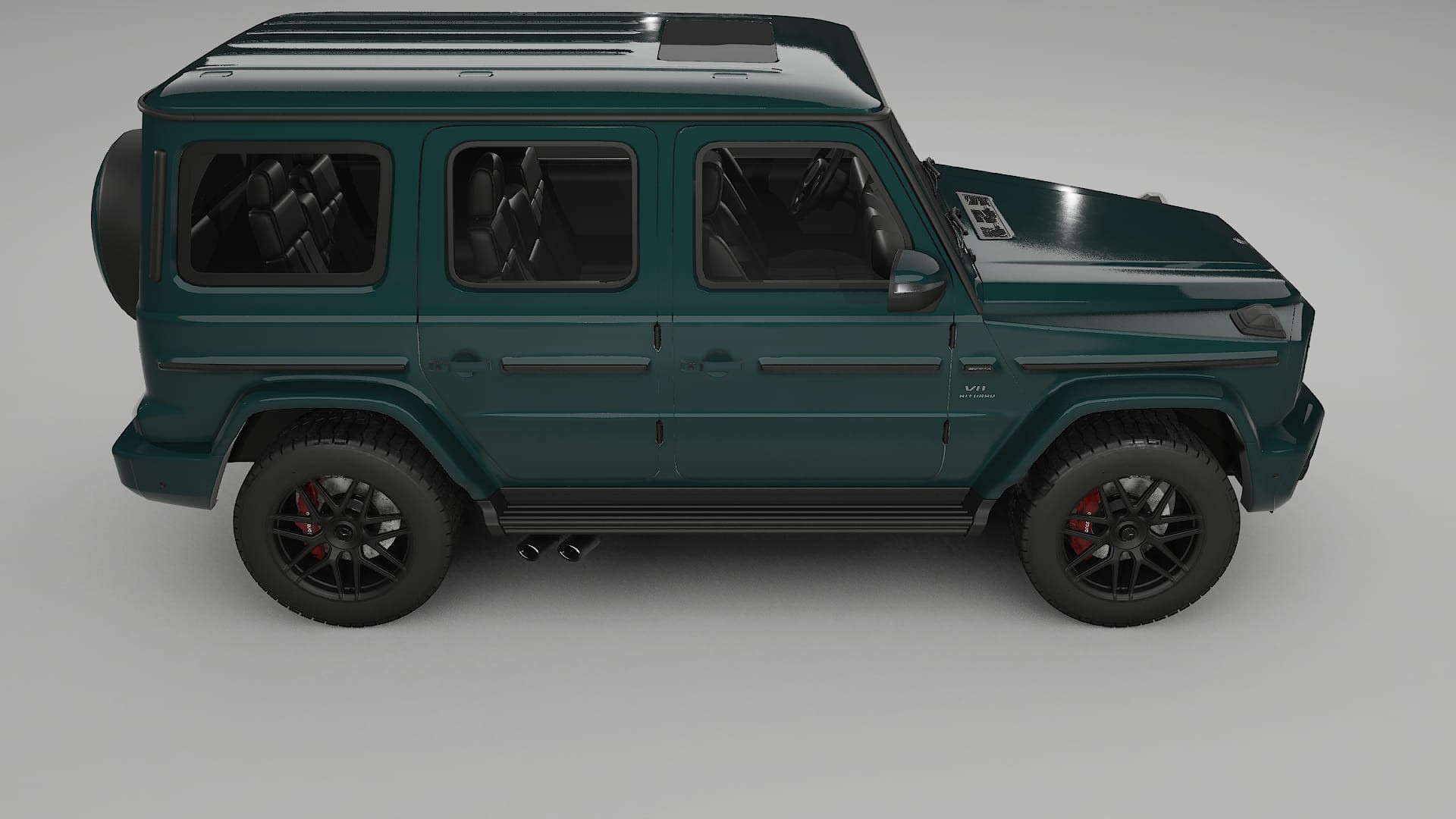 Mercedes G63 AMG W463A TPU Lakbeschermingsfolie | INFERNO Kleurveranderende PPF – Volledig Voorgesneden Kit