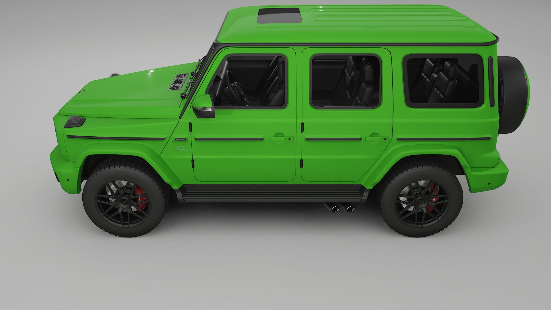 Mercedes G63 AMG W463A TPU Lakbeschermingsfolie | VENOM Kleurveranderende PPF – Volledig Voorgesneden Kit