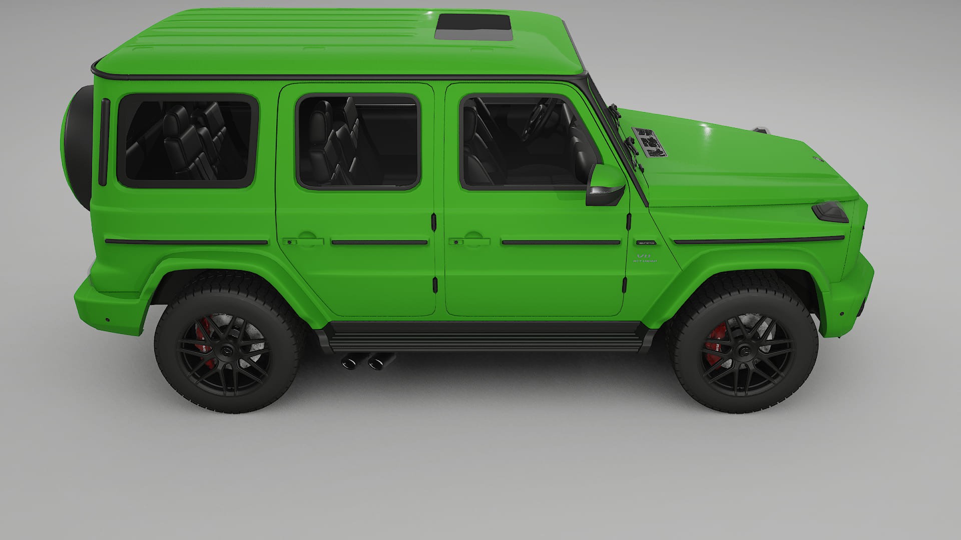 Mercedes G63 AMG W463A TPU Lakbeschermingsfolie | VENOM Kleurveranderende PPF – Volledig Voorgesneden Kit