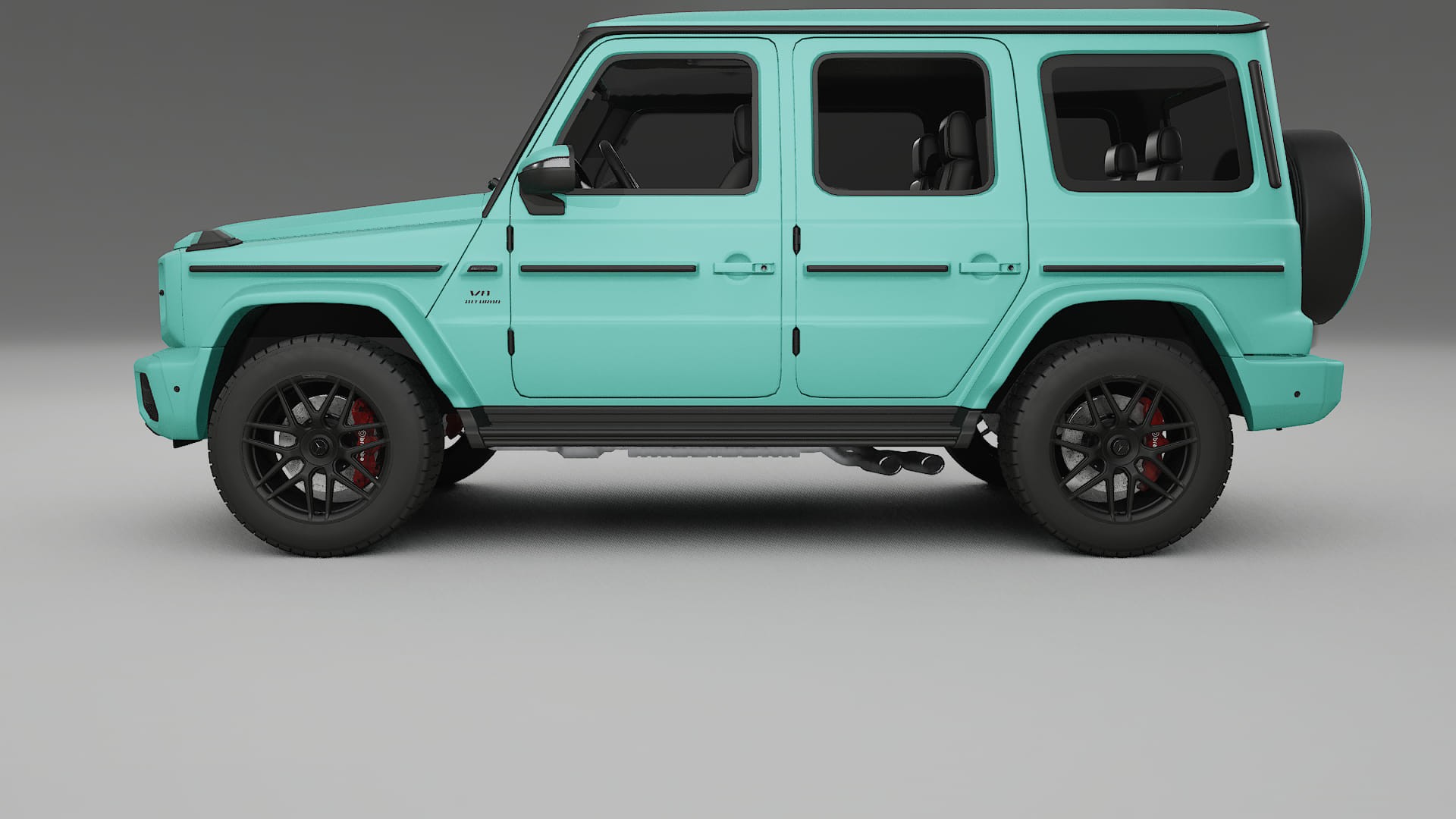 Mercedes G63 AMG W463A TPU Lakbeschermingsfolie | FROST Kleurveranderende PPF – Volledig Voorgesneden Kit