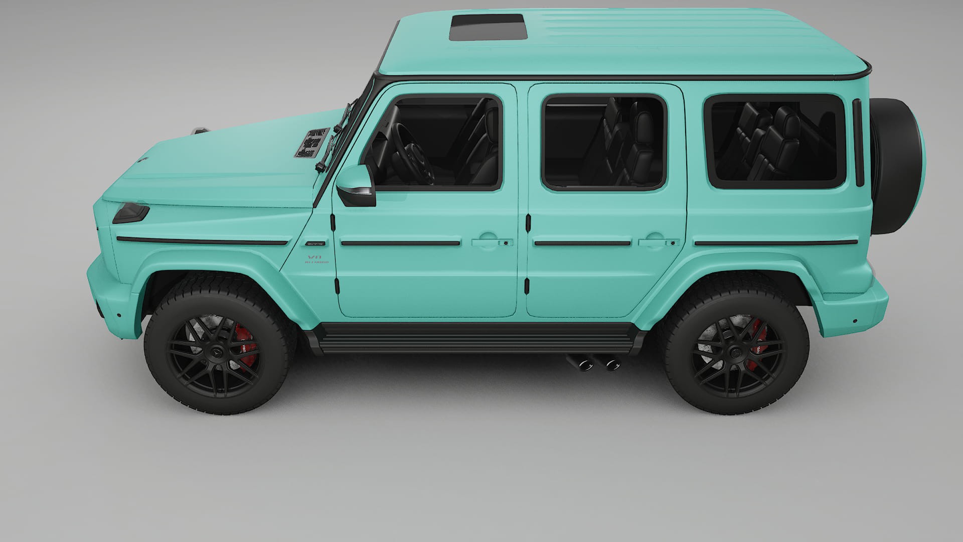 Mercedes G63 AMG W463A TPU Lakbeschermingsfolie | FROST Kleurveranderende PPF – Volledig Voorgesneden Kit