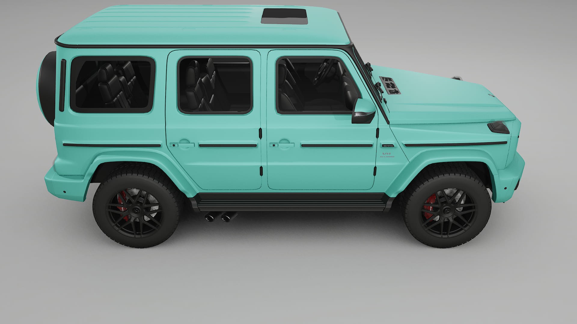 Mercedes G63 AMG W463A TPU Lakbeschermingsfolie | FROST Kleurveranderende PPF – Volledig Voorgesneden Kit