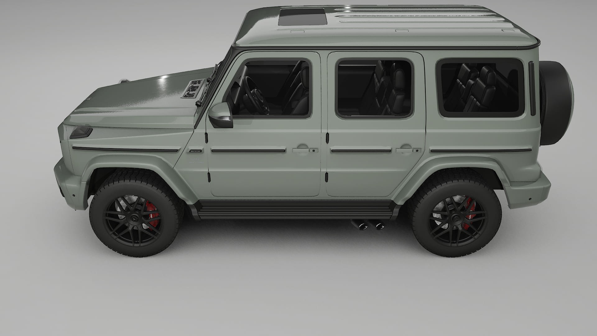 Mercedes G63 AMG W463A TPU Lakbeschermingsfolie | SLATE Kleurveranderende PPF – Volledig Voorgesneden Kit
