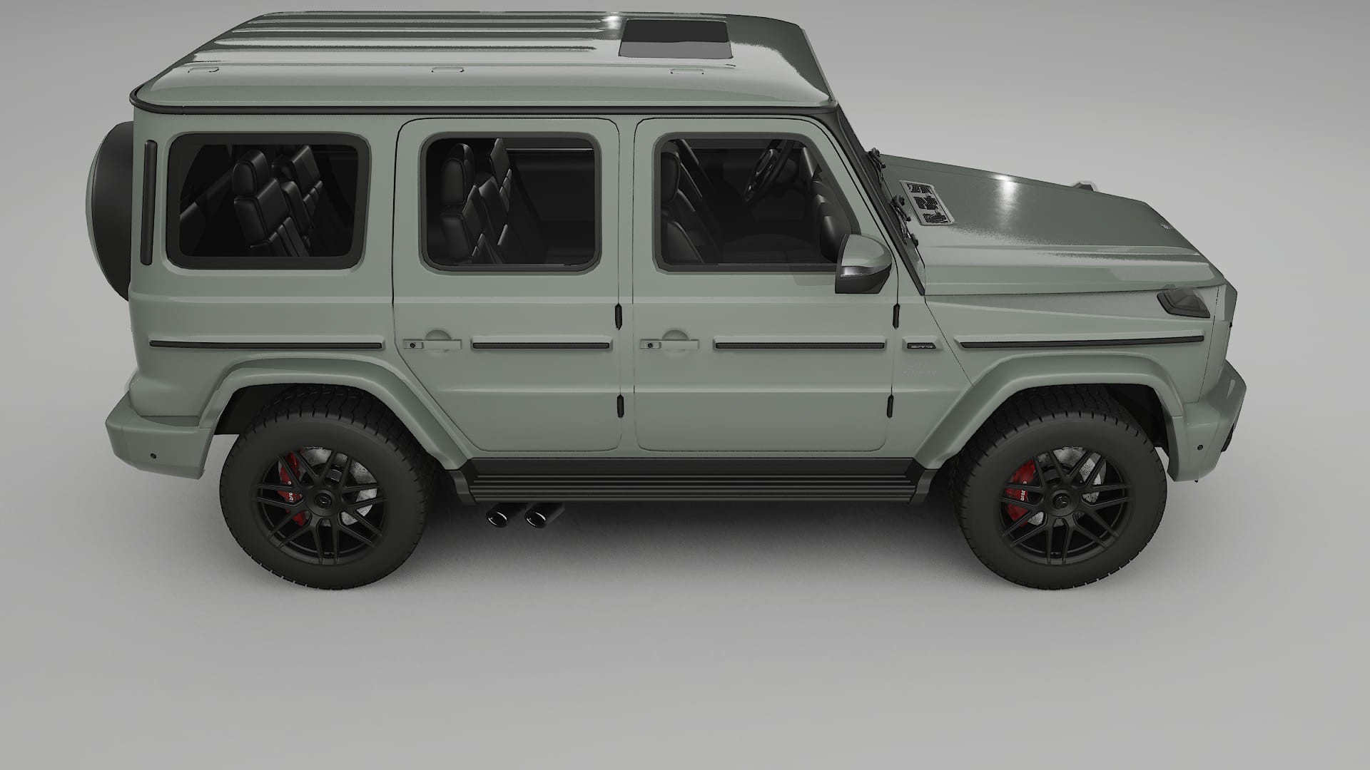 Mercedes G63 AMG W463A TPU Lakbeschermingsfolie | SLATE Kleurveranderende PPF – Volledig Voorgesneden Kit