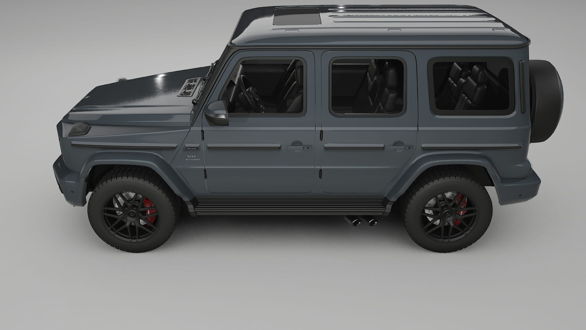 Mercedes G63 AMG W463A TPU Lakbeschermingsfolie | GRANITE Kleurveranderende PPF – Volledig Voorgesneden Kit