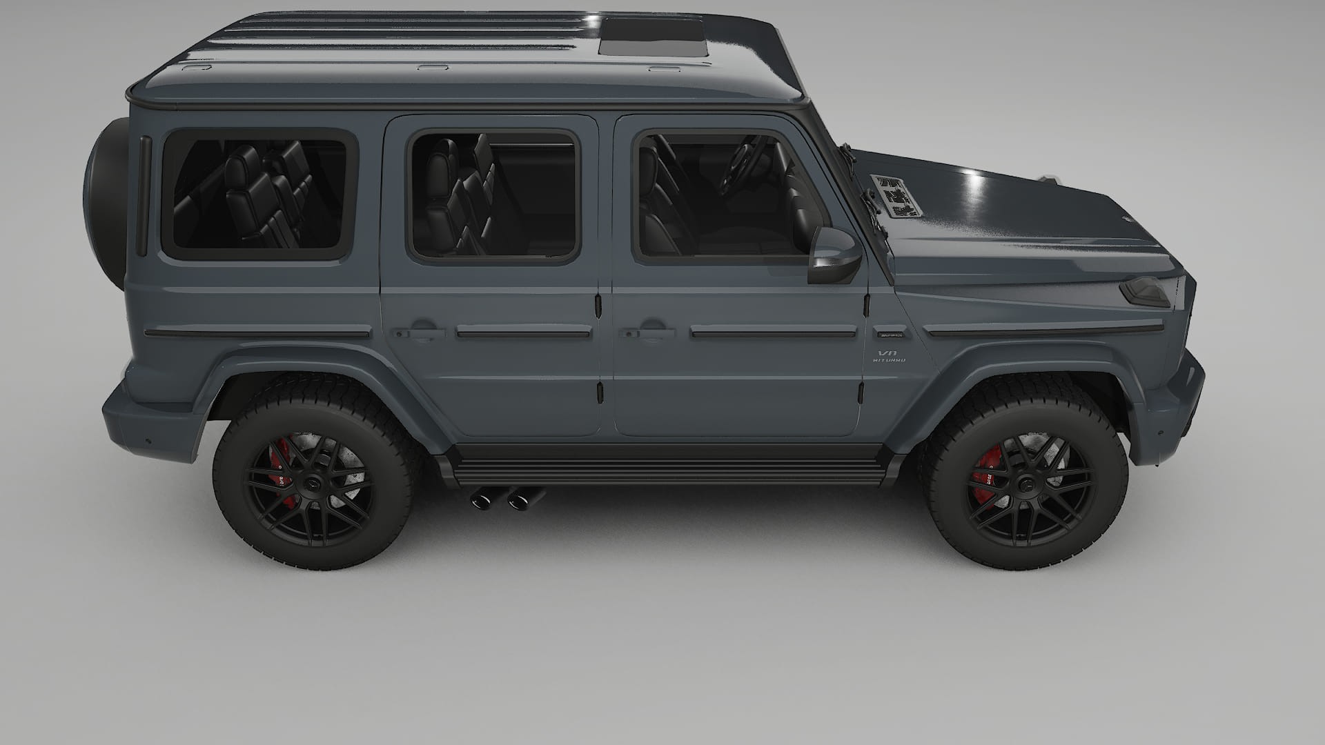 Mercedes G63 AMG W463A TPU Lakbeschermingsfolie | GRANITE Kleurveranderende PPF – Volledig Voorgesneden Kit