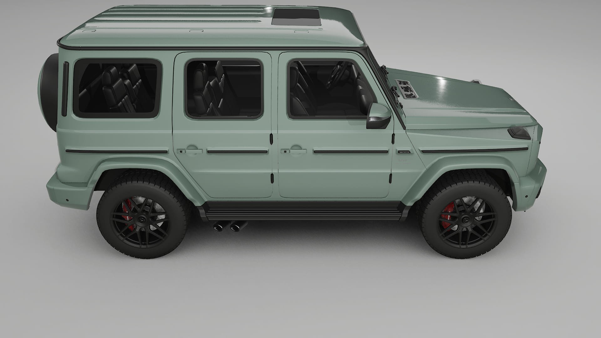 Mercedes G63 AMG W463A TPU Lakbeschermingsfolie | CINDER Kleurveranderende PPF – Volledig Voorgesneden Kit