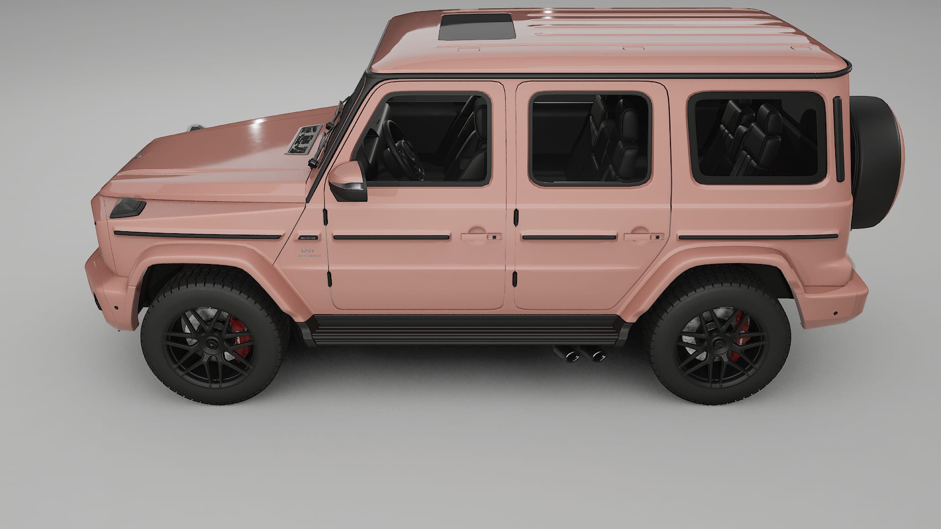 Mercedes G63 AMG W463A TPU Lakbeschermingsfolie | BLUSH Kleurveranderende PPF – Volledig Voorgesneden Kit