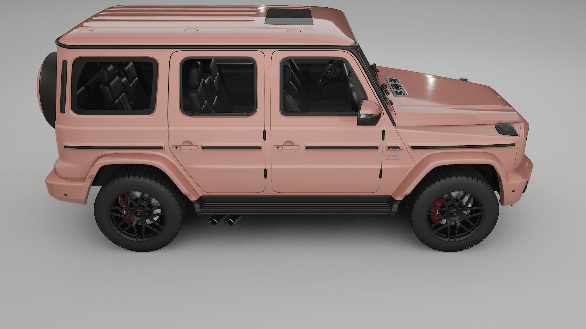 Mercedes G63 AMG W463A TPU Lakbeschermingsfolie | BLUSH Kleurveranderende PPF – Volledig Voorgesneden Kit