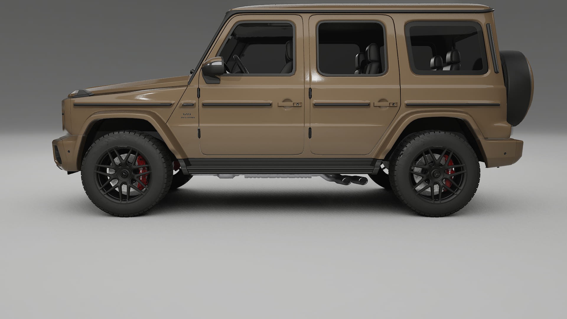 Mercedes G63 AMG W463A TPU Lakbeschermingsfolie | SAHARA Kleurveranderende PPF – Volledig Voorgesneden Kit