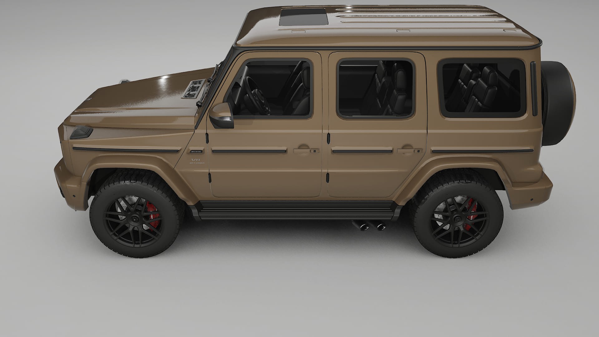 Mercedes G63 AMG W463A TPU Lakbeschermingsfolie | SAHARA Kleurveranderende PPF – Volledig Voorgesneden Kit