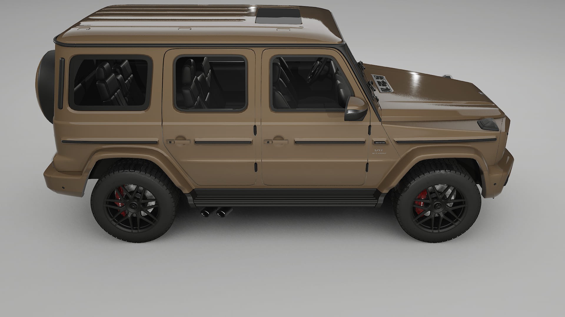 Mercedes G63 AMG W463A TPU Lakbeschermingsfolie | SAHARA Kleurveranderende PPF – Volledig Voorgesneden Kit