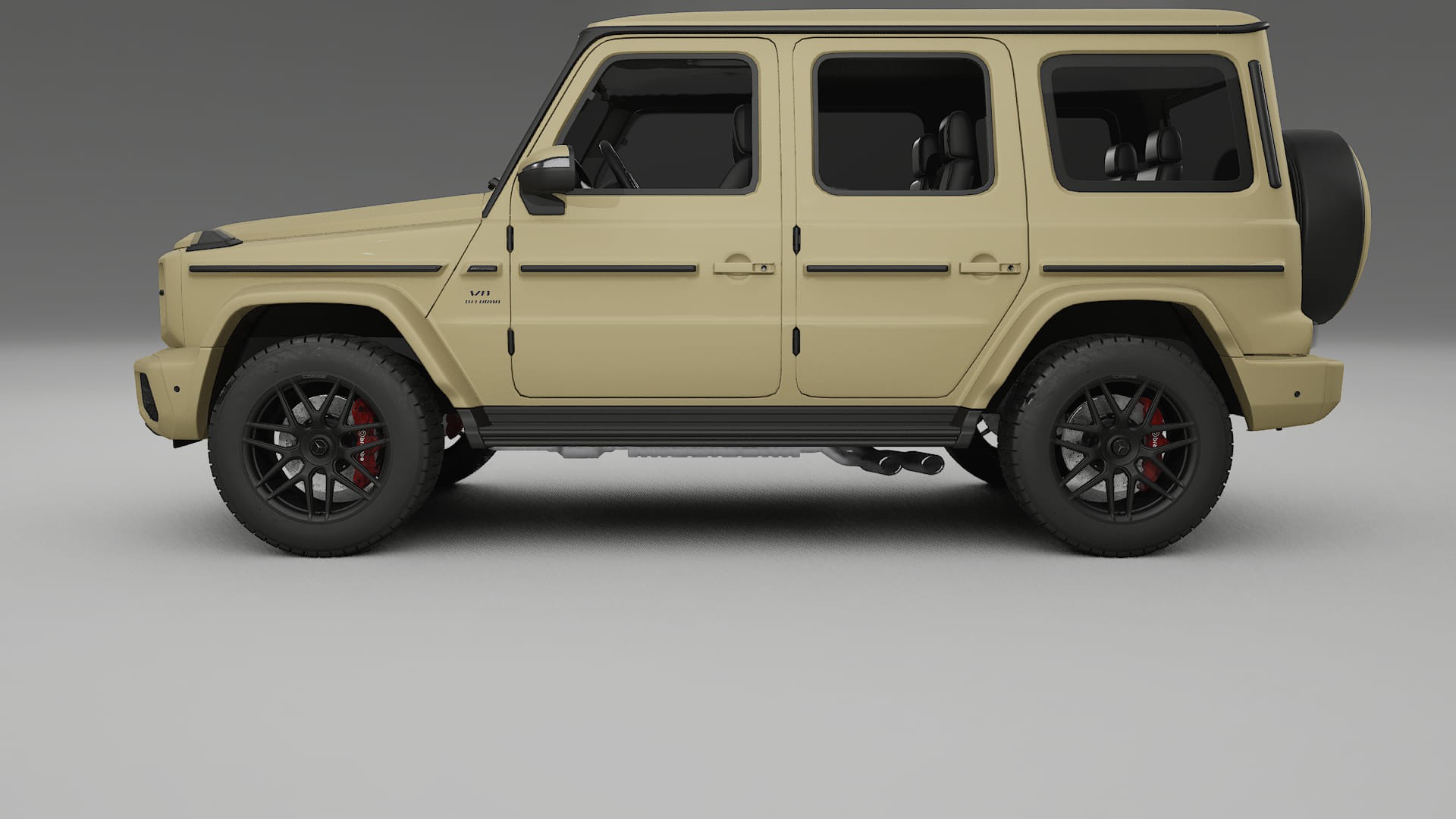 Mercedes G63 AMG W463A TPU Lakbeschermingsfolie | SAND Kleurveranderende PPF – Volledig Voorgesneden Kit
