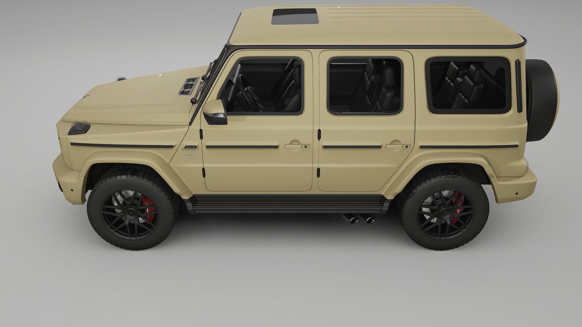 Mercedes G63 AMG W463A TPU Lakbeschermingsfolie | SAND Kleurveranderende PPF – Volledig Voorgesneden Kit
