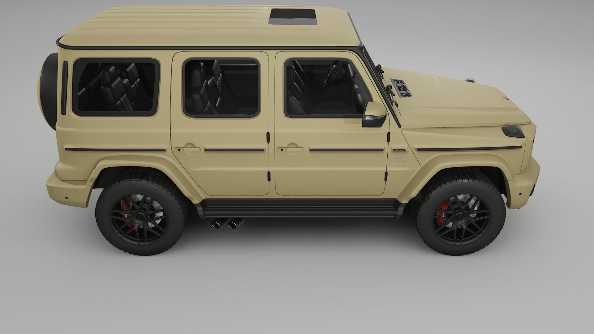 Mercedes G63 AMG W463A TPU Lakbeschermingsfolie | SAND Kleurveranderende PPF – Volledig Voorgesneden Kit