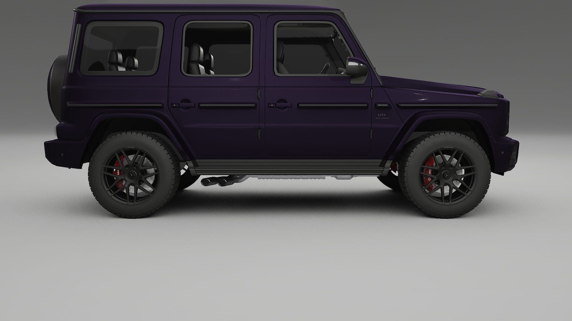 Mercedes G63 AMG W463A TPU Lakbeschermingsfolie | VIOLET Kleurveranderende PPF – Volledig Voorgesneden Kit