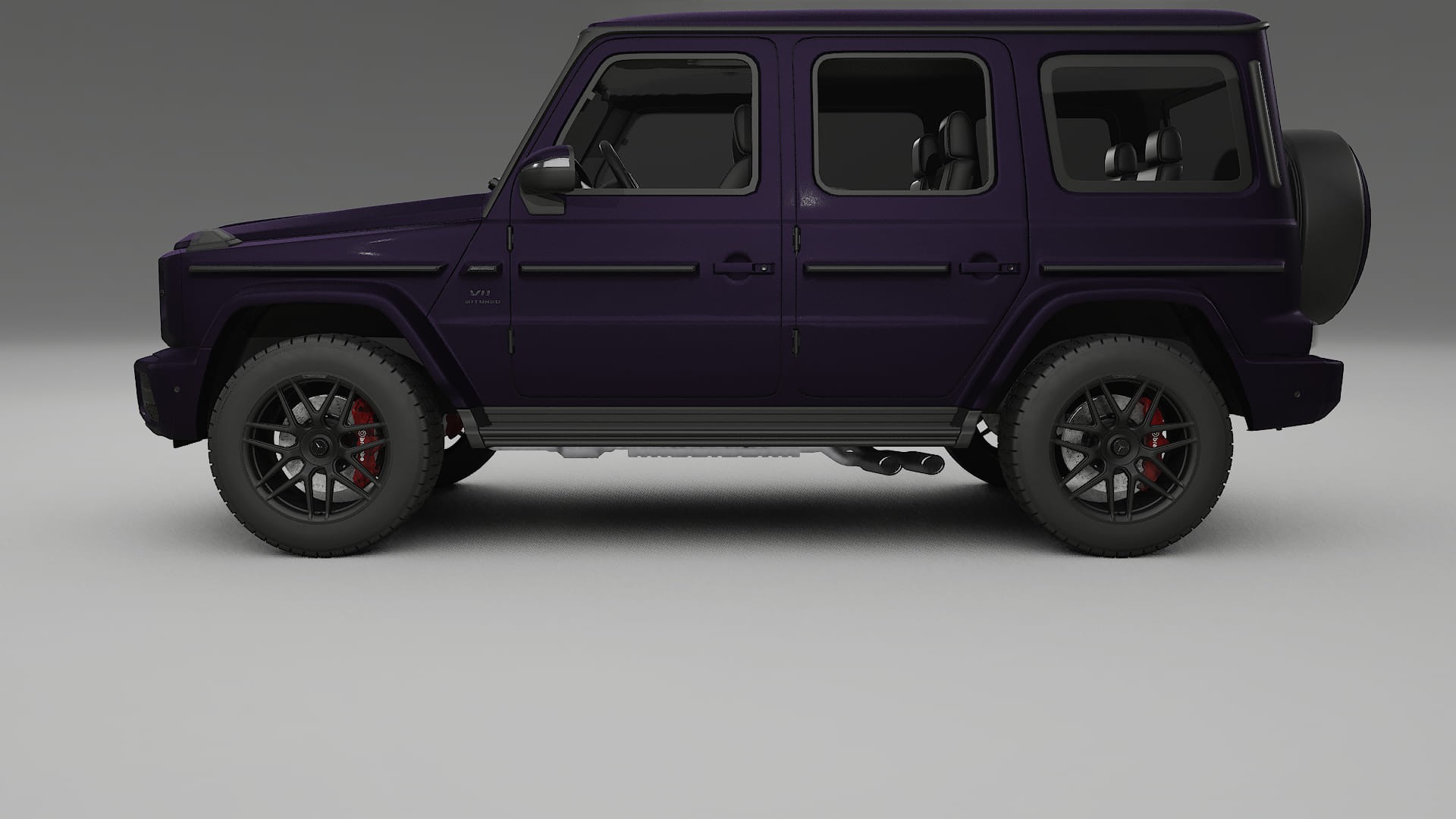 Mercedes G63 AMG W463A TPU Lakbeschermingsfolie | VIOLET Kleurveranderende PPF – Volledig Voorgesneden Kit
