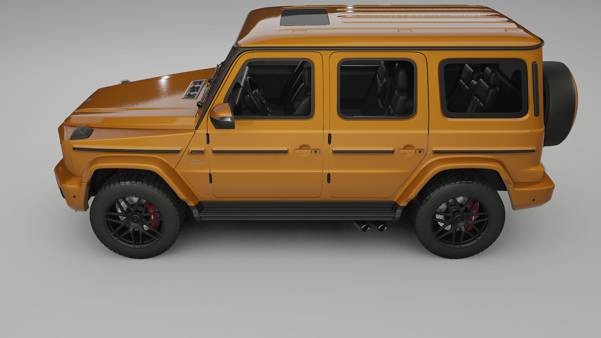 Mercedes G63 AMG W463A TPU Lakbeschermingsfolie | DAISY Kleurveranderende PPF – Volledig Voorgesneden Kit