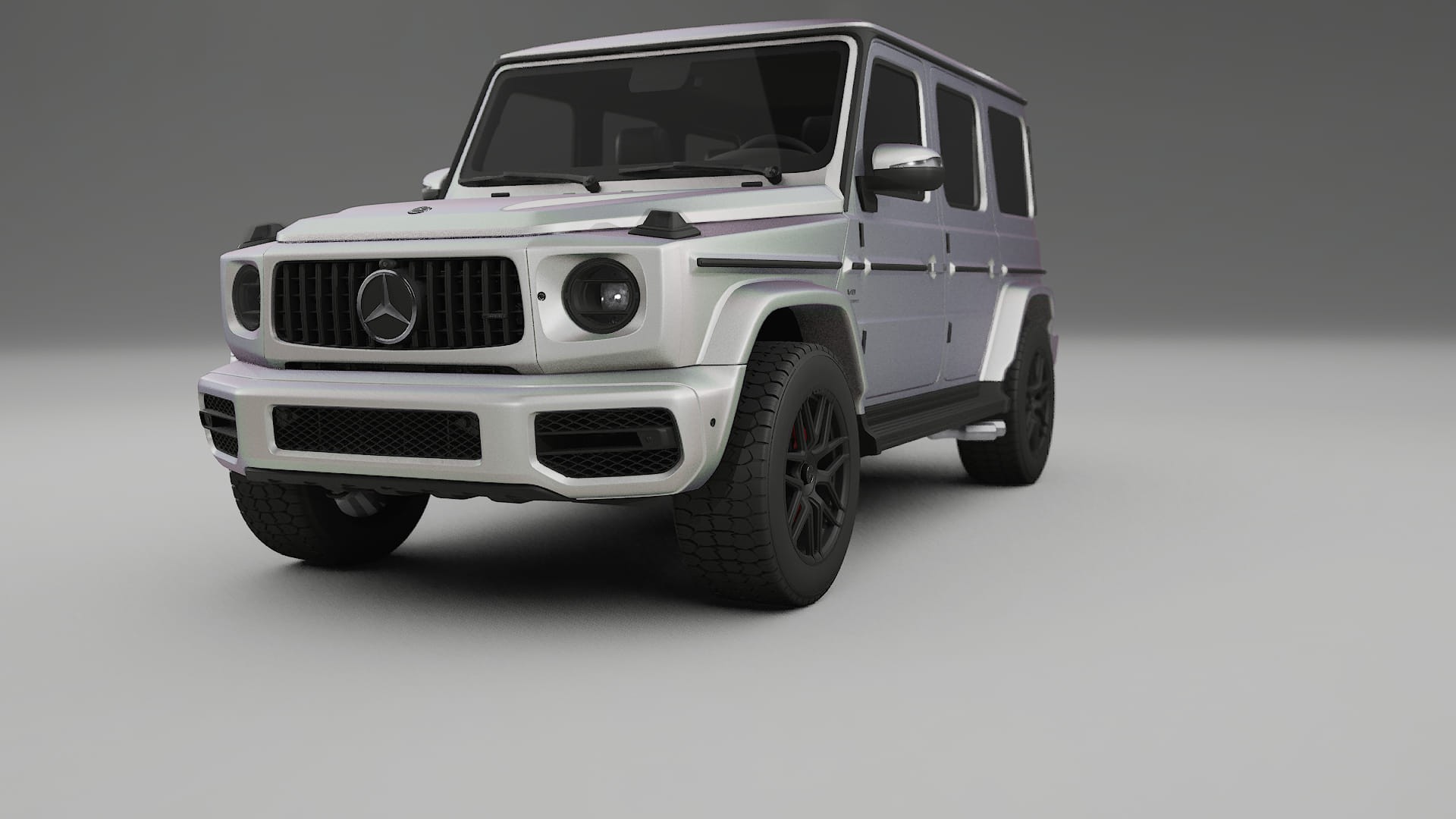 Mercedes G63 AMG W463A TPU Lakbeschermingsfolie | NEBULA Kleurveranderende PPF – Volledig Voorgesneden Kit