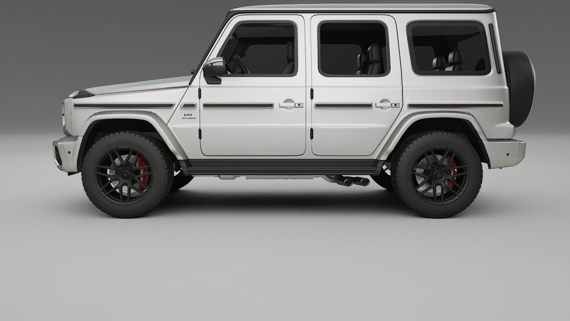 Mercedes G63 AMG W463A TPU Lakbeschermingsfolie | NEBULA Kleurveranderende PPF – Volledig Voorgesneden Kit