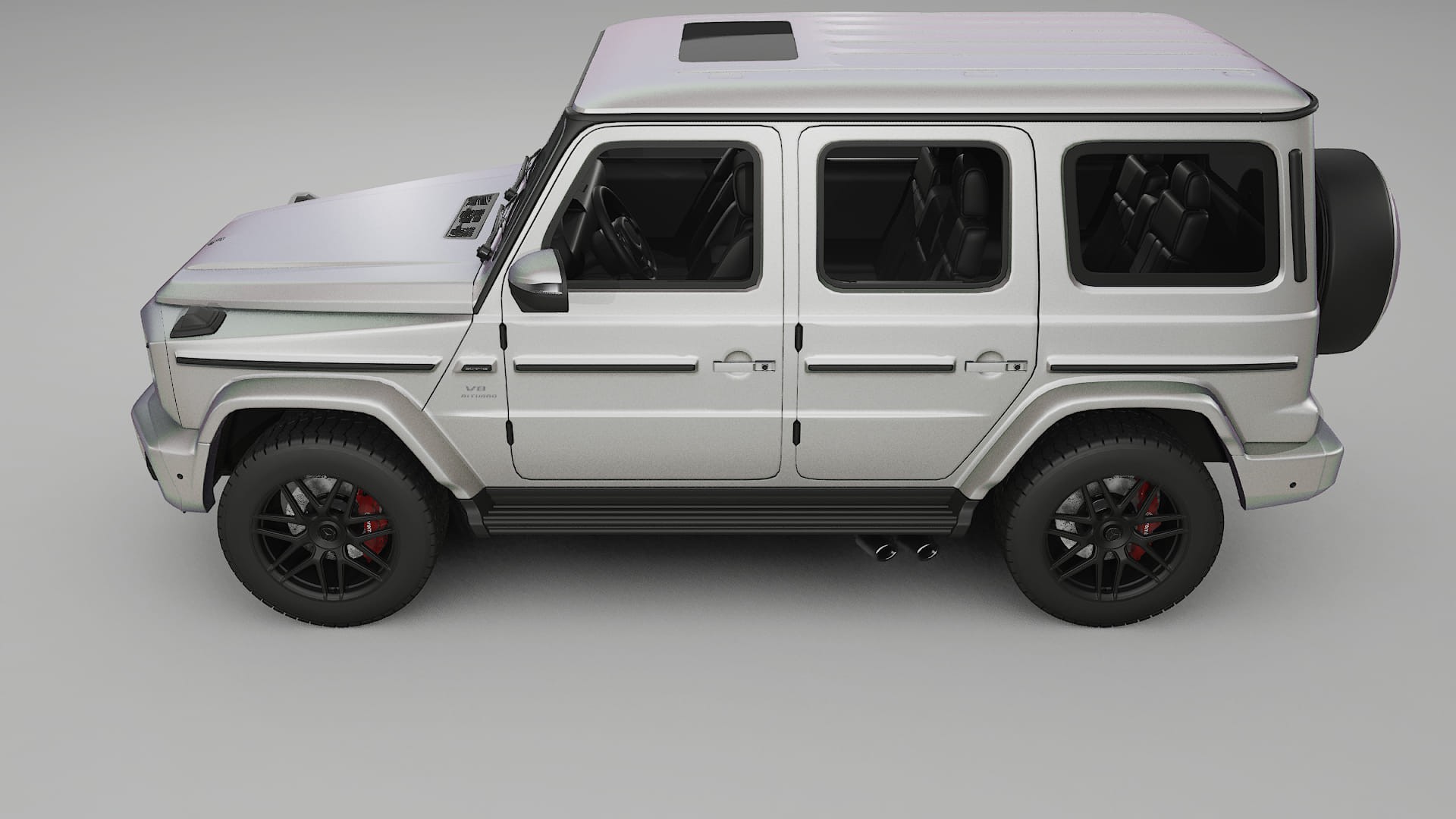 Mercedes G63 AMG W463A TPU Lakbeschermingsfolie | NEBULA Kleurveranderende PPF – Volledig Voorgesneden Kit