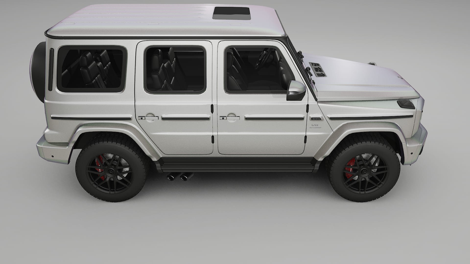 Mercedes G63 AMG W463A TPU Lakbeschermingsfolie | NEBULA Kleurveranderende PPF – Volledig Voorgesneden Kit
