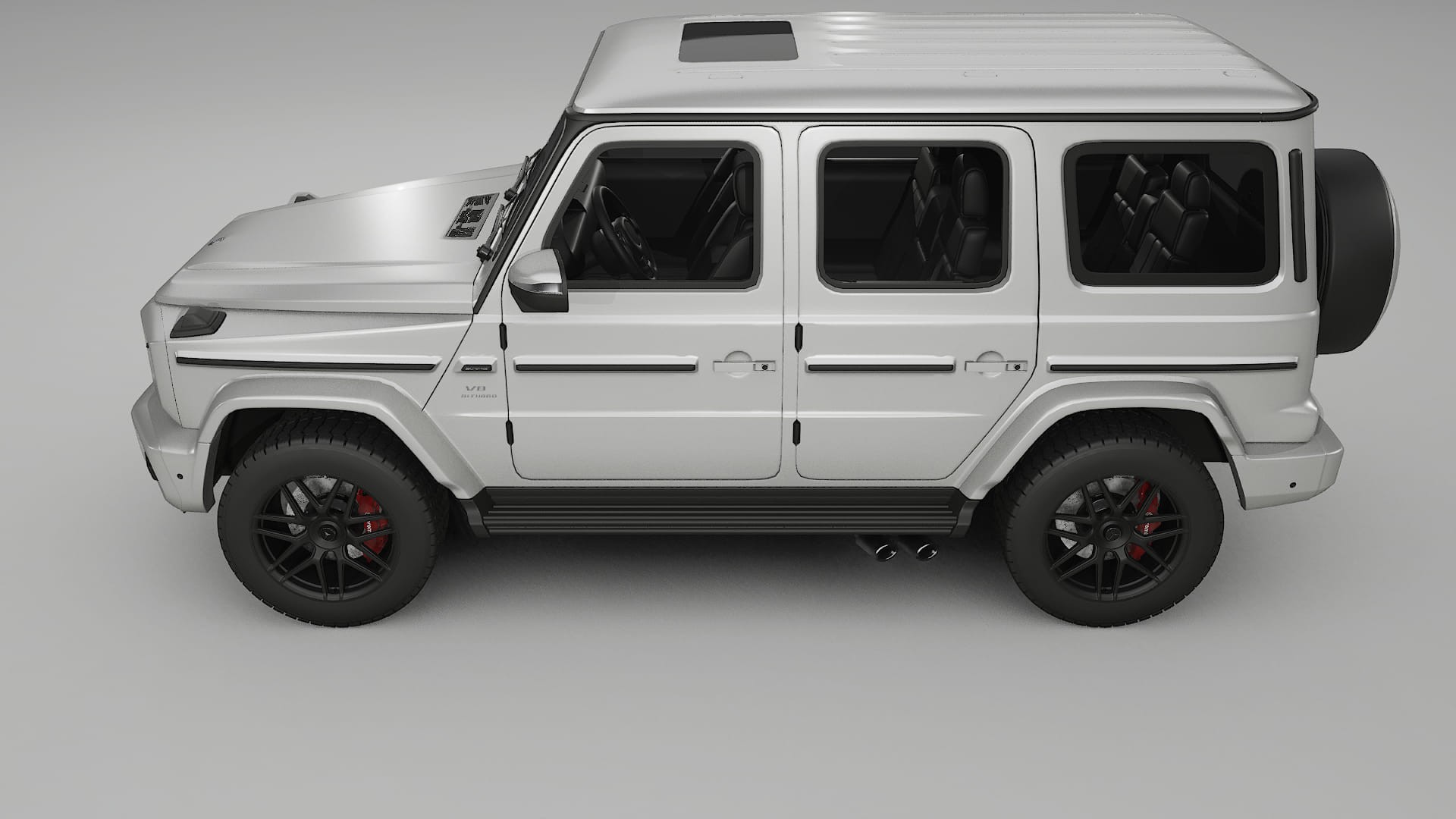 Mercedes G63 AMG W463A TPU Lakbeschermingsfolie | OPAL Kleurveranderende PPF – Volledig Voorgesneden Kit