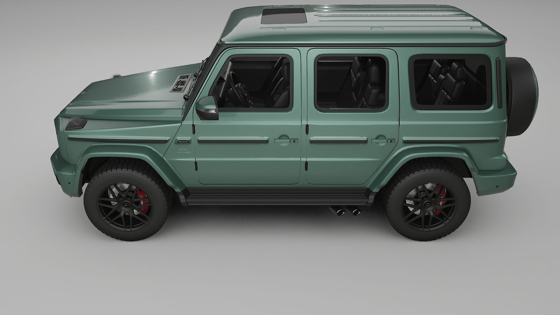 Mercedes G63 AMG W463A TPU Lakbeschermingsfolie | EVERGREEN Kleurveranderende PPF – Volledig Voorgesneden Kit