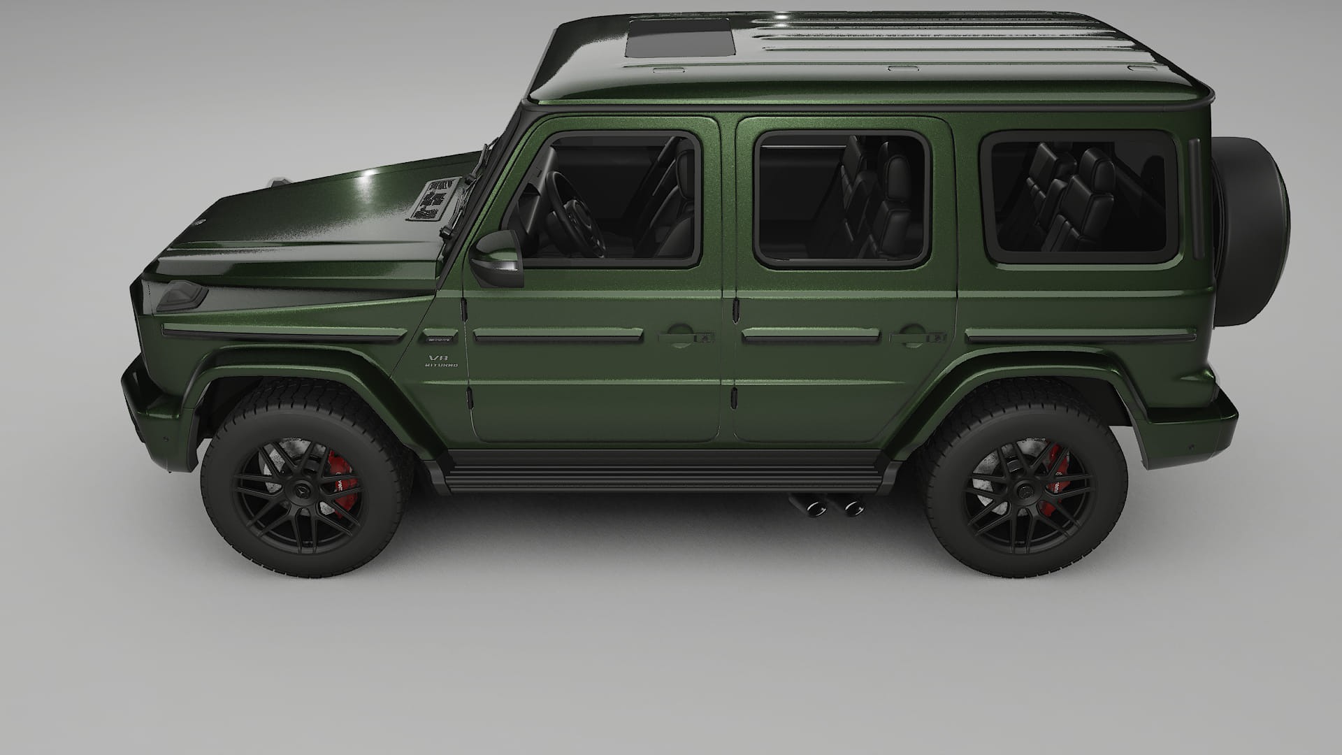 Mercedes G63 AMG W463A TPU Lakbeschermingsfolie | LAGOON Kleurveranderende PPF – Volledig Voorgesneden Kit