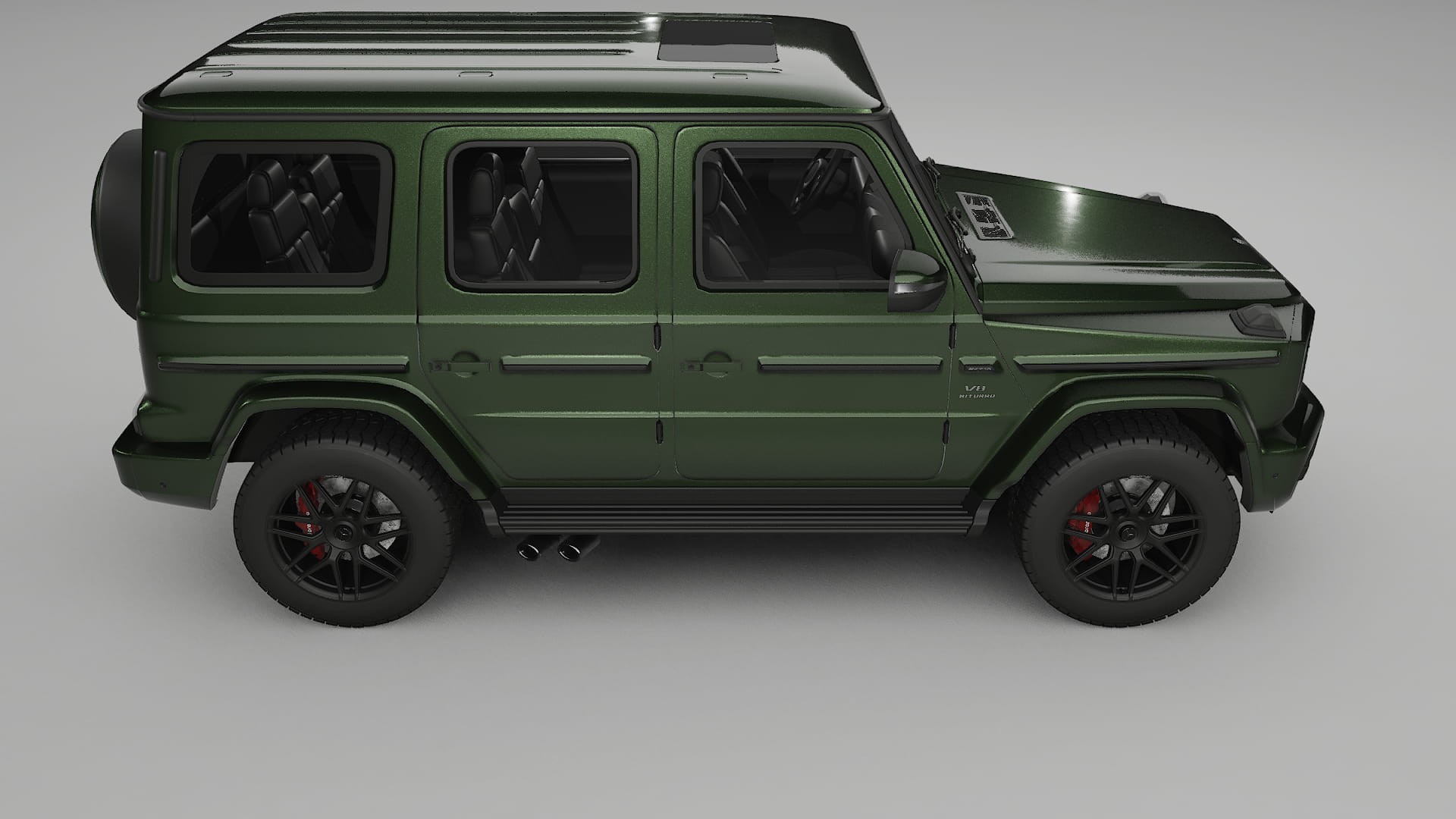 Mercedes G63 AMG W463A TPU Lakbeschermingsfolie | LAGOON Kleurveranderende PPF – Volledig Voorgesneden Kit