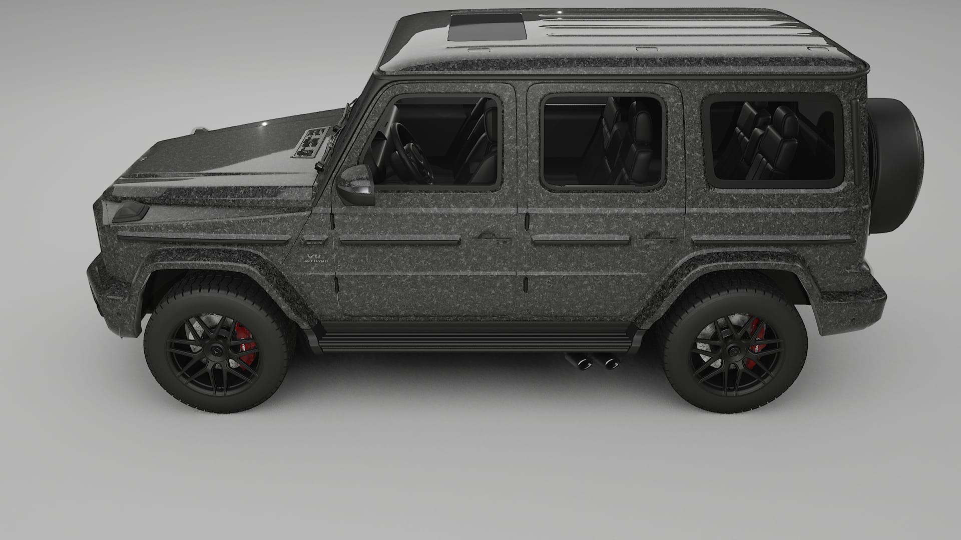 Mercedes G63 AMG W463A TPU Lakbeschermingsfolie | FORGED S Kleurveranderende PPF – Volledig Voorgesneden Kit