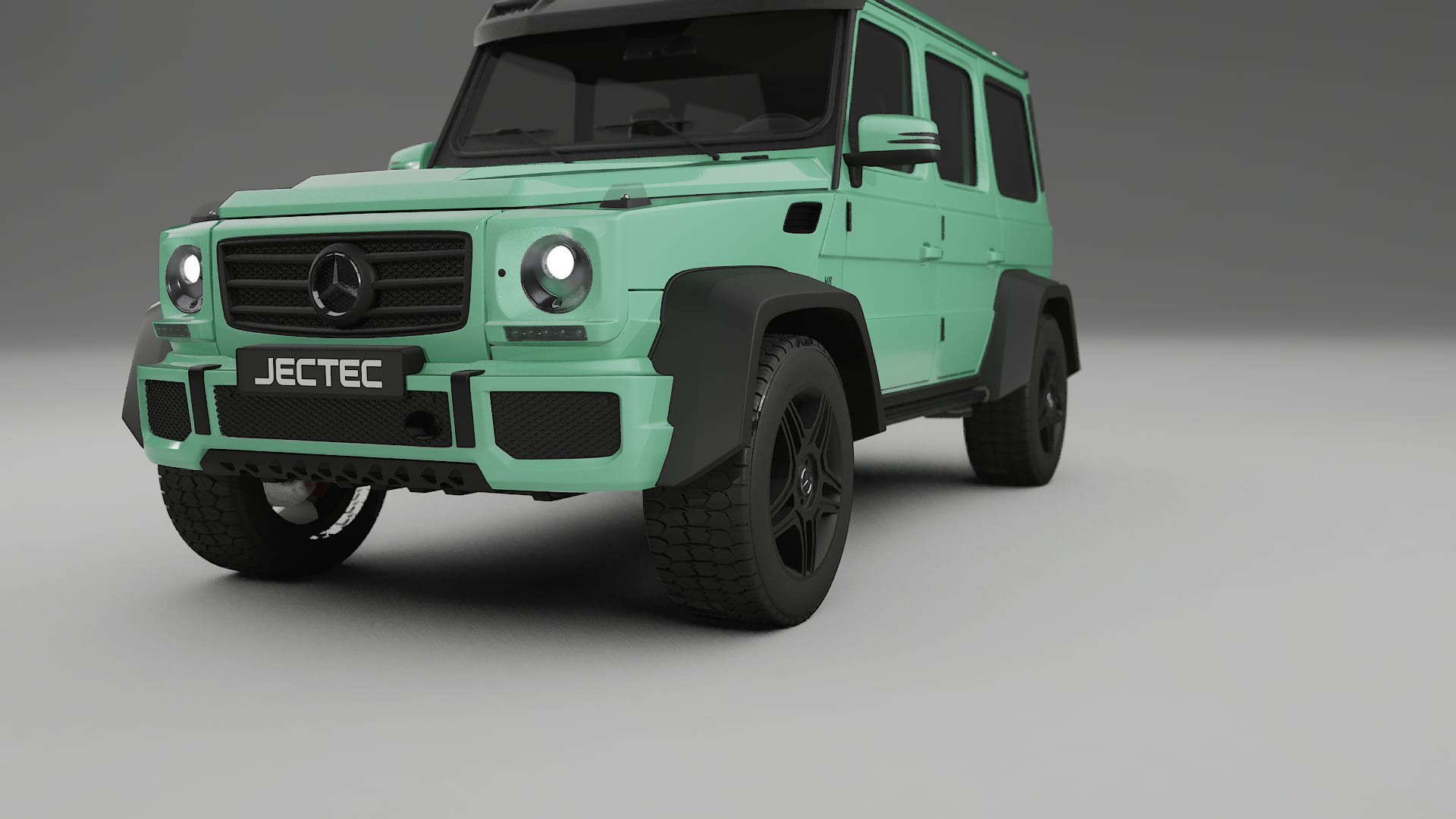 Mercedes G class 4x4 W463 TPU Lakbeschermingsfolie | DUSTY Kleurveranderende PPF – Volledig Voorgesneden Kit