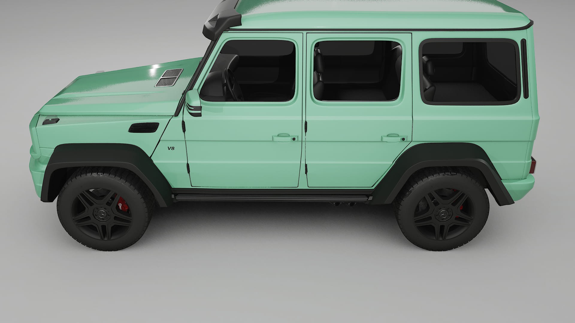 Mercedes G class 4x4 W463 TPU Lakbeschermingsfolie | DUSTY Kleurveranderende PPF – Volledig Voorgesneden Kit