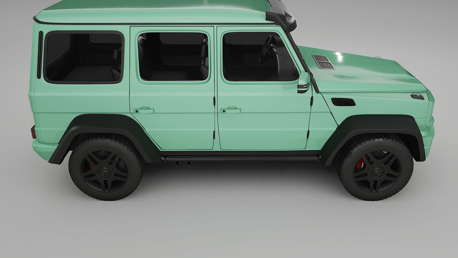 Mercedes G class 4x4 W463 TPU Lakbeschermingsfolie | DUSTY Kleurveranderende PPF – Volledig Voorgesneden Kit