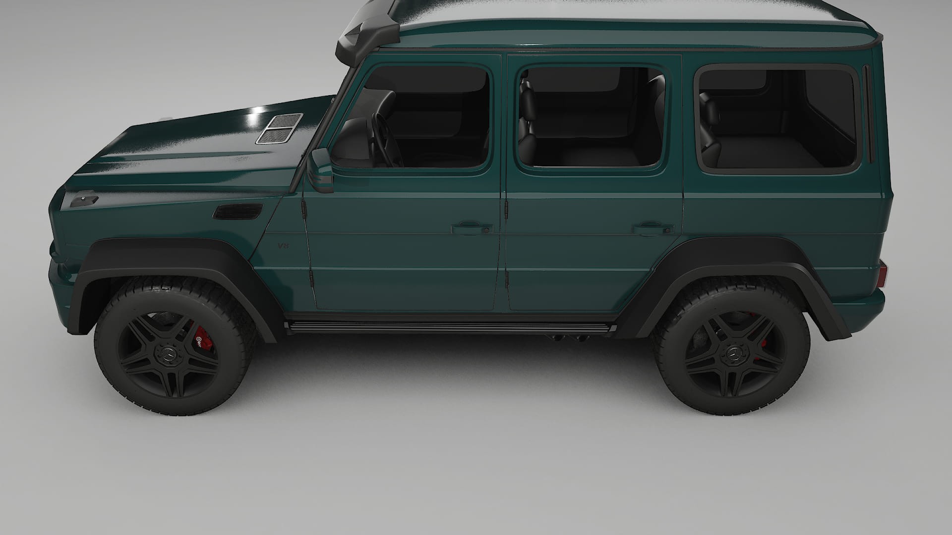 Mercedes G class 4x4 W463 TPU Lakbeschermingsfolie | INFERNO Kleurveranderende PPF – Volledig Voorgesneden Kit
