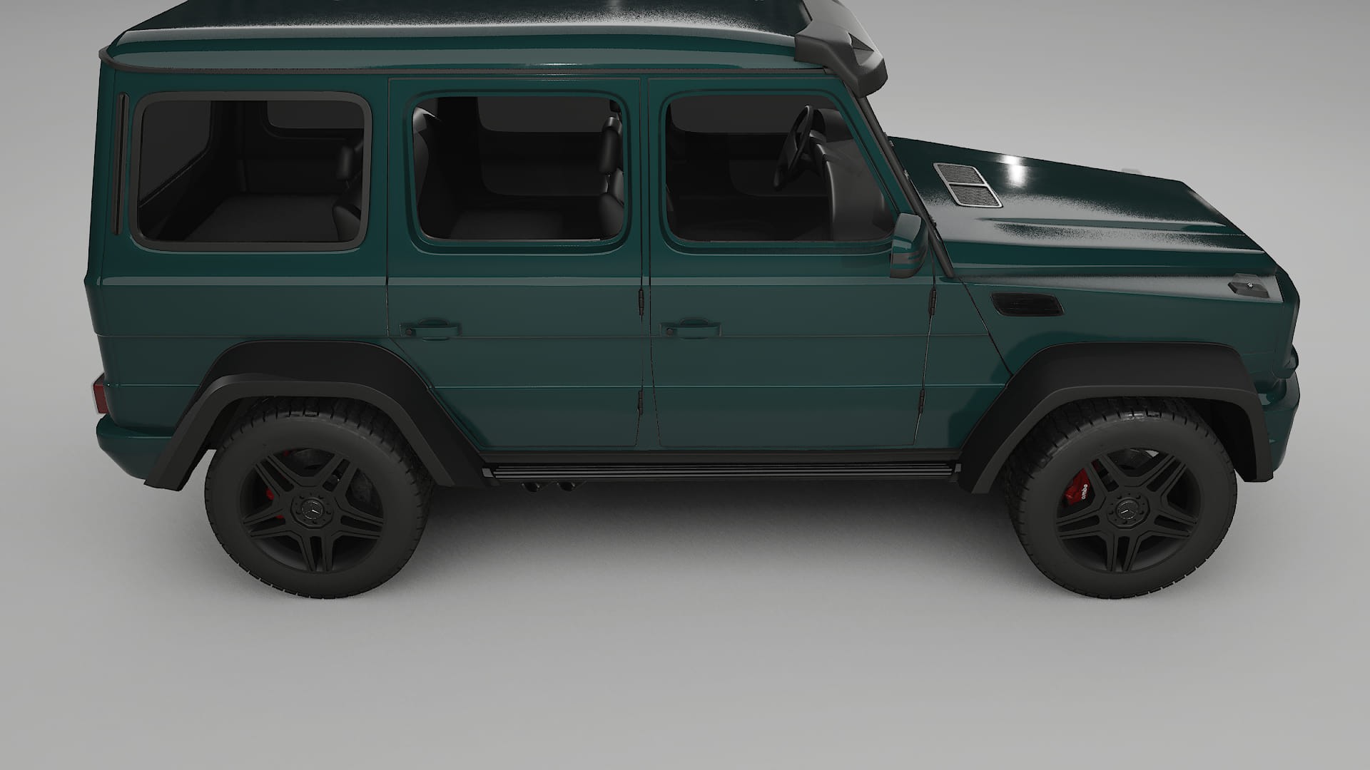 Mercedes G class 4x4 W463 TPU Lakbeschermingsfolie | INFERNO Kleurveranderende PPF – Volledig Voorgesneden Kit