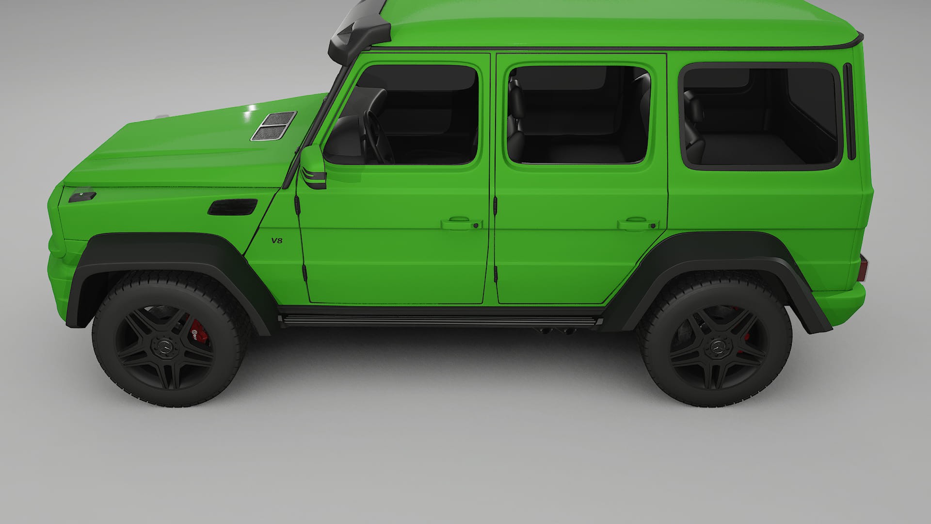 Mercedes G class 4x4 W463 TPU Lakbeschermingsfolie | VENOM Kleurveranderende PPF – Volledig Voorgesneden Kit