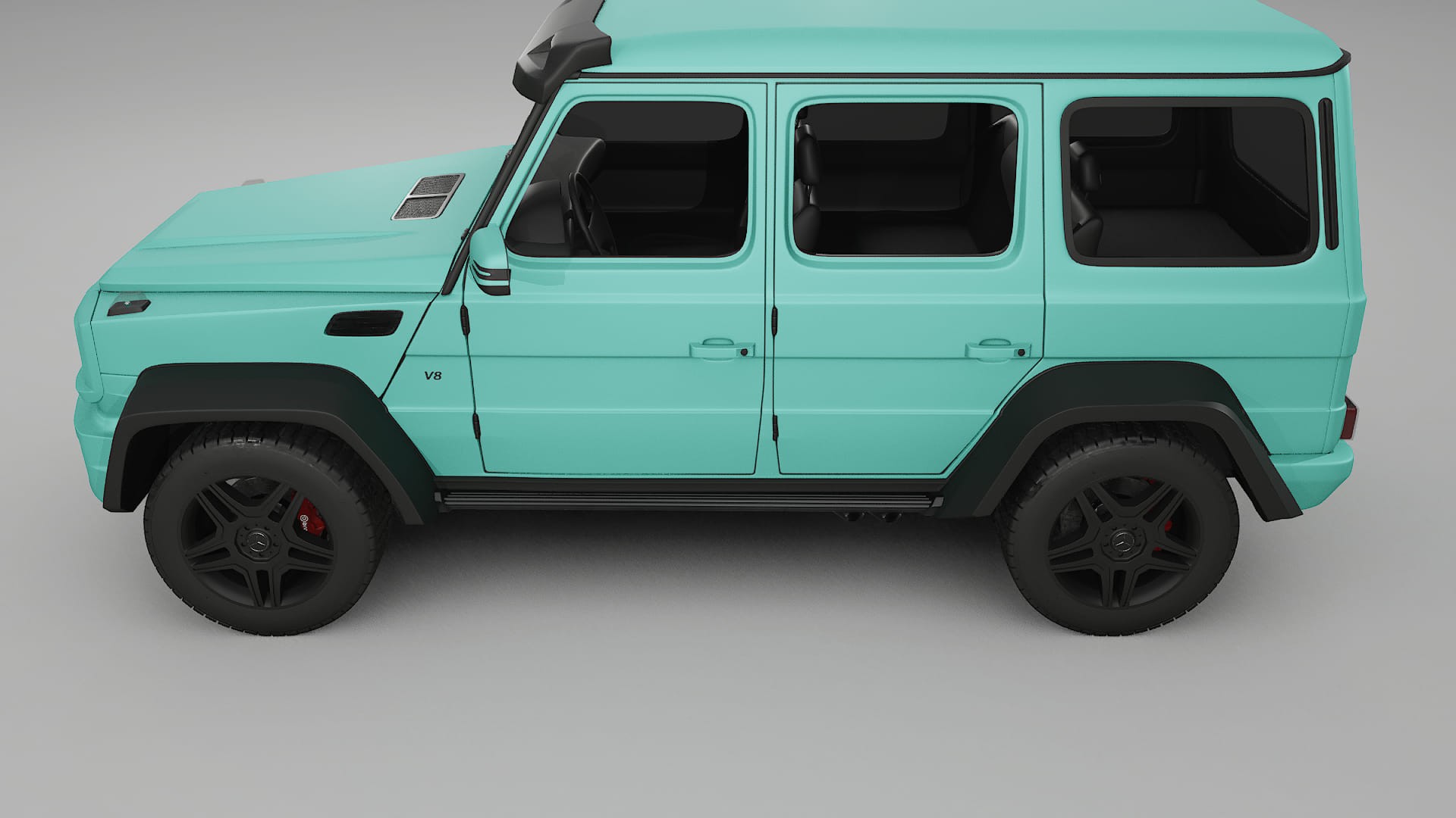 Mercedes G class 4x4 W463 TPU Lakbeschermingsfolie | FROST Kleurveranderende PPF – Volledig Voorgesneden Kit