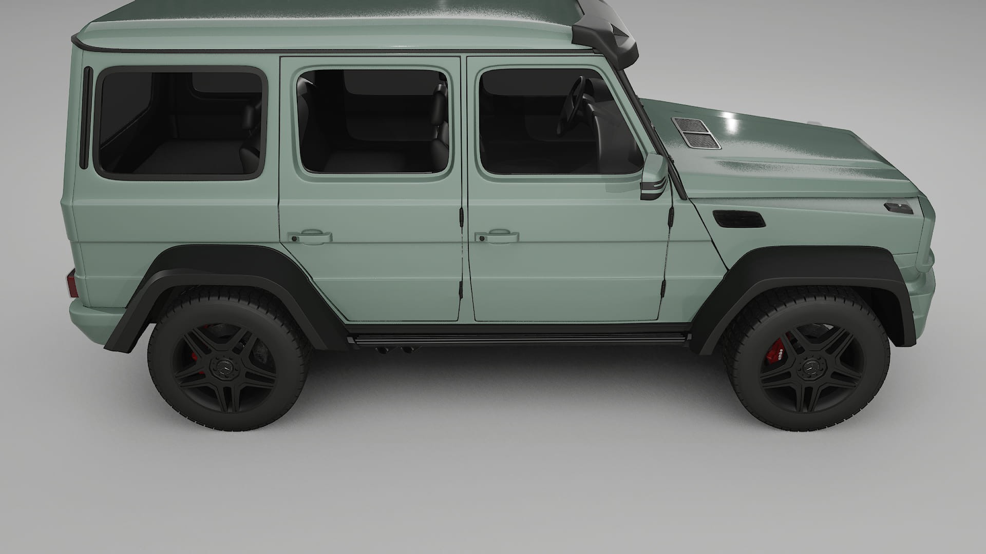 Mercedes G class 4x4 W463 TPU Lakbeschermingsfolie | CINDER Kleurveranderende PPF – Volledig Voorgesneden Kit