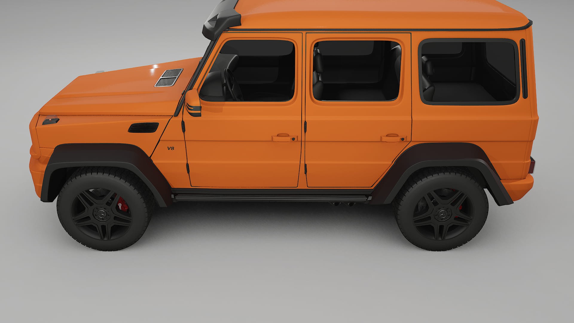 Mercedes G class 4x4 W463 TPU Lakbeschermingsfolie | ROCKET Kleurveranderende PPF – Volledig Voorgesneden Kit