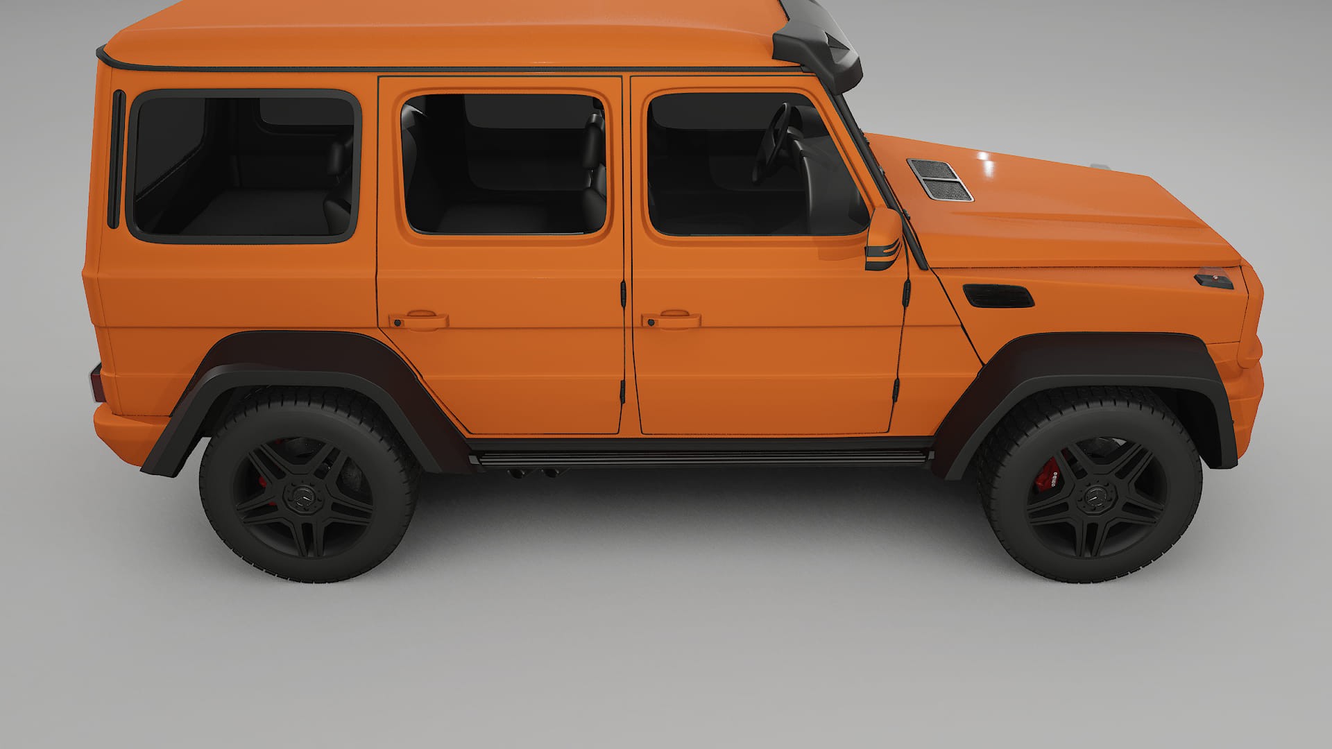 Mercedes G class 4x4 W463 TPU Lakbeschermingsfolie | ROCKET Kleurveranderende PPF – Volledig Voorgesneden Kit