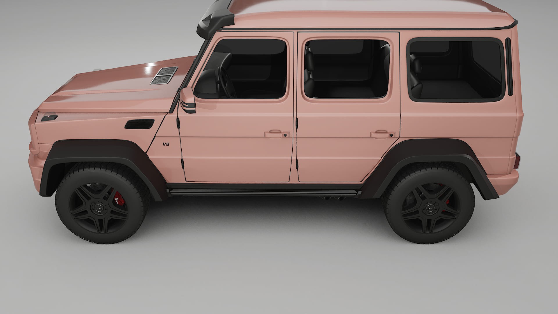 Mercedes G class 4x4 W463 TPU Lakbeschermingsfolie | BLUSH Kleurveranderende PPF – Volledig Voorgesneden Kit