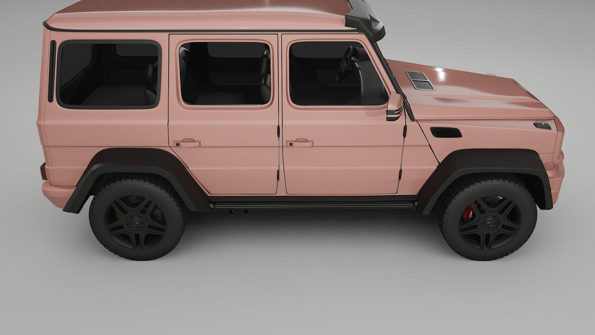 Mercedes G class 4x4 W463 TPU Lakbeschermingsfolie | BLUSH Kleurveranderende PPF – Volledig Voorgesneden Kit