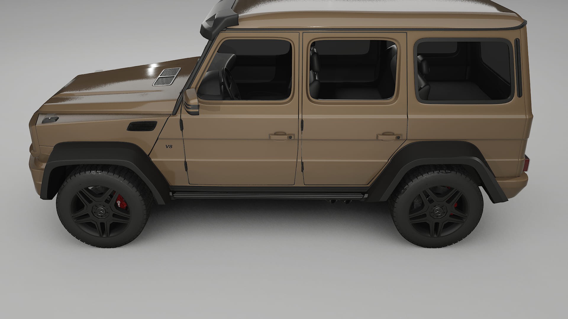 Mercedes G class 4x4 W463 TPU Lakbeschermingsfolie | SAHARA Kleurveranderende PPF – Volledig Voorgesneden Kit