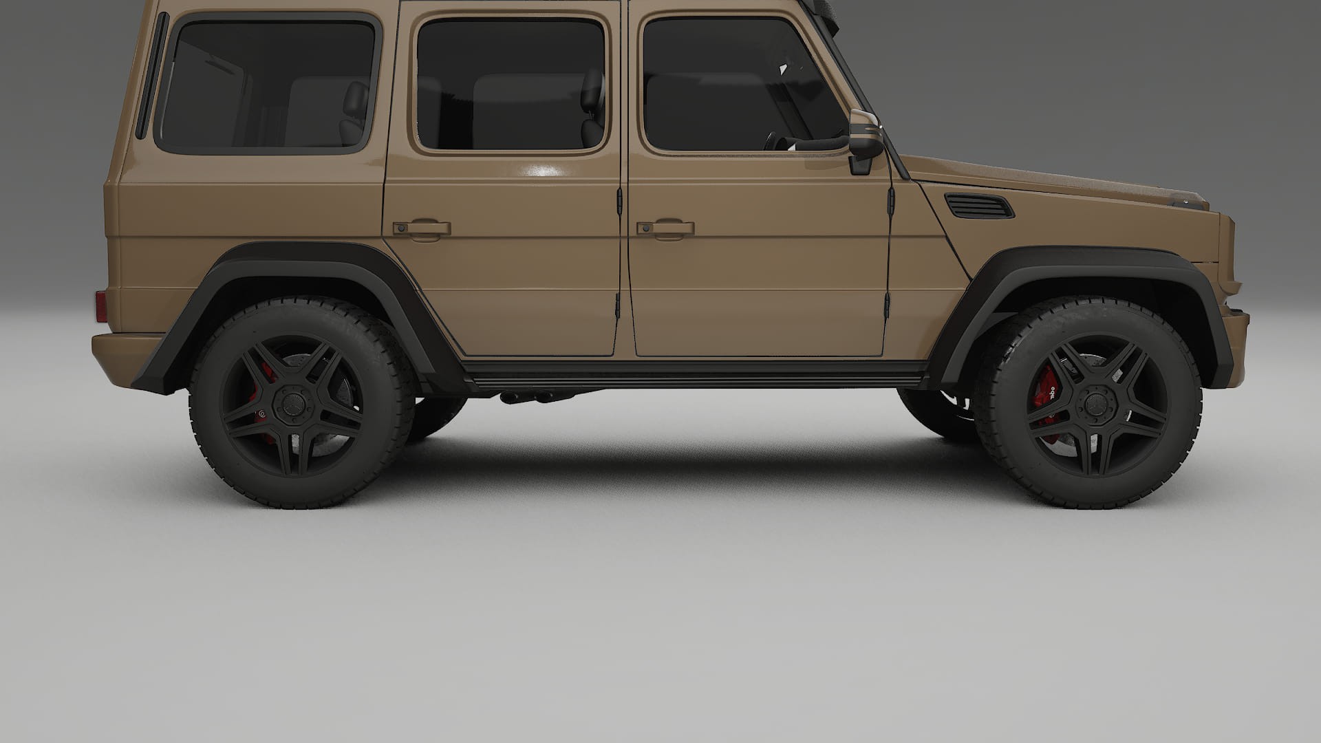Mercedes G class 4x4 W463 TPU Lakbeschermingsfolie | SAHARA Kleurveranderende PPF – Volledig Voorgesneden Kit