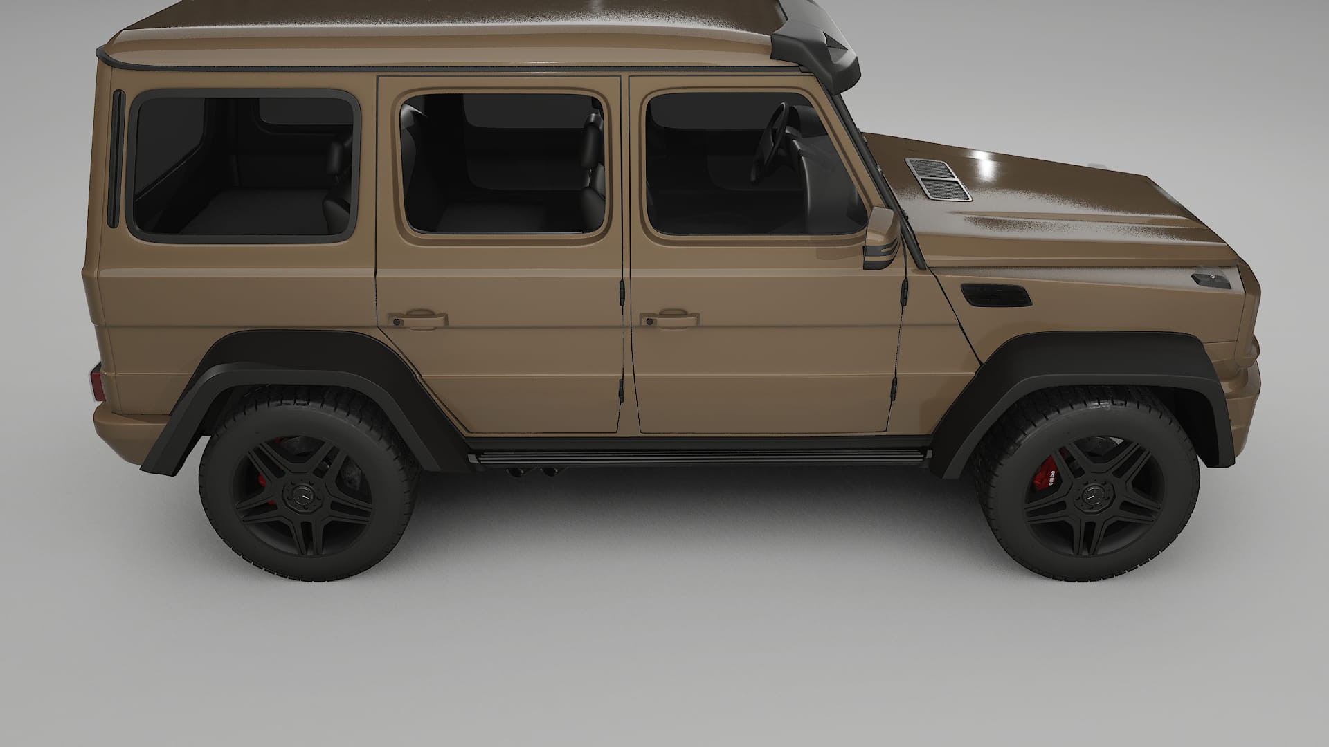 Mercedes G class 4x4 W463 TPU Lakbeschermingsfolie | SAHARA Kleurveranderende PPF – Volledig Voorgesneden Kit