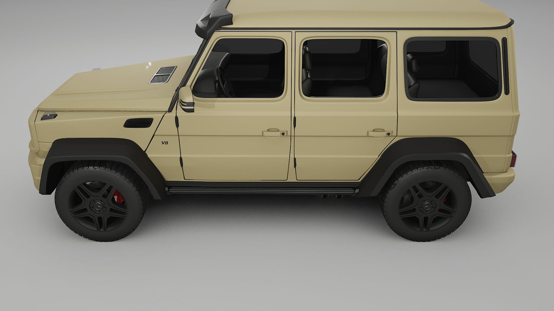 Mercedes G class 4x4 W463 TPU Lakbeschermingsfolie | SAND Kleurveranderende PPF – Volledig Voorgesneden Kit